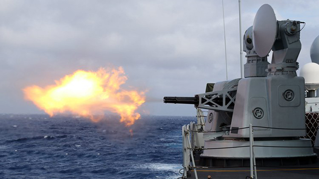 海軍柳州艦組織實(shí)戰(zhàn)背景高難科目訓(xùn)練